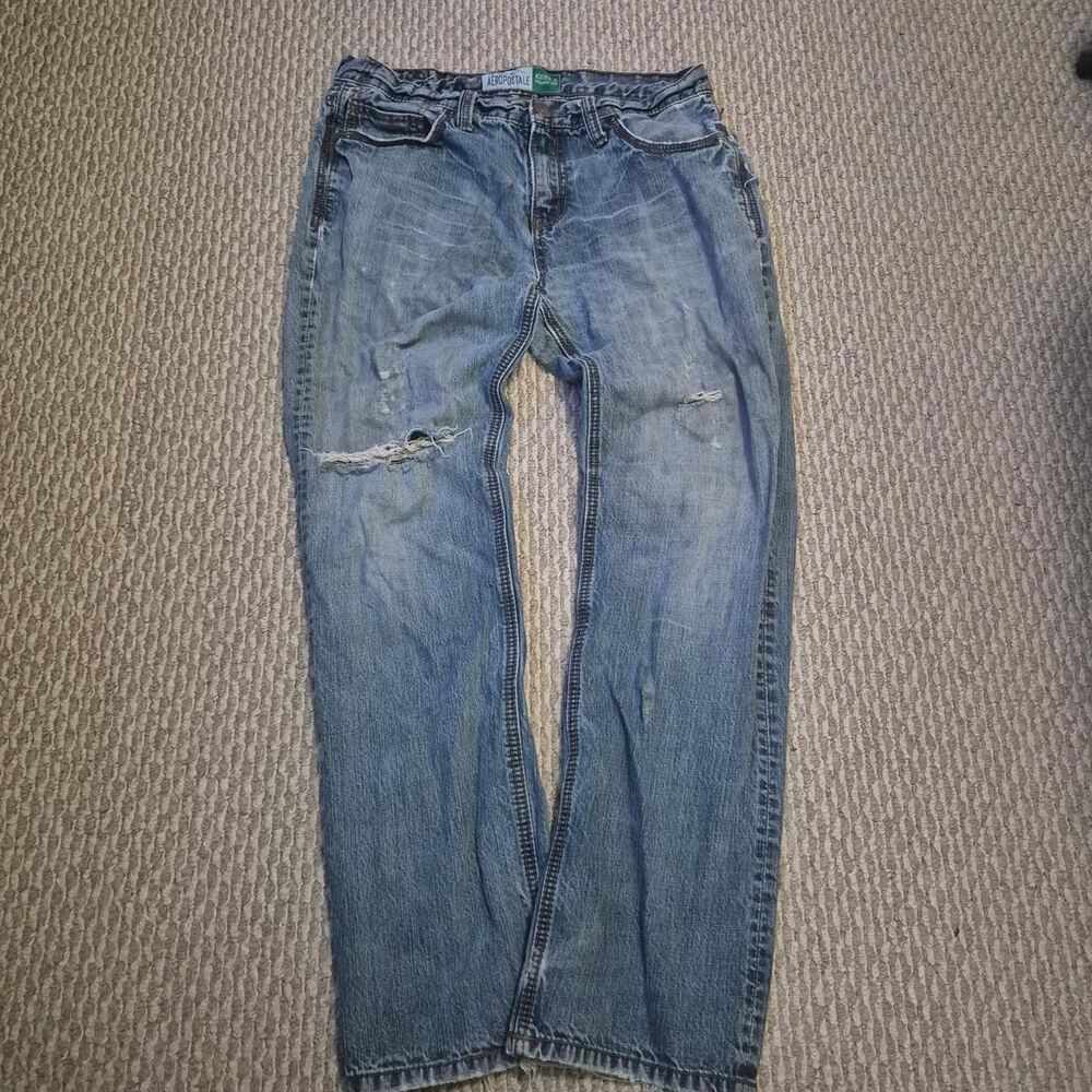 Aeropostale Men's Blue and Navy Jeans